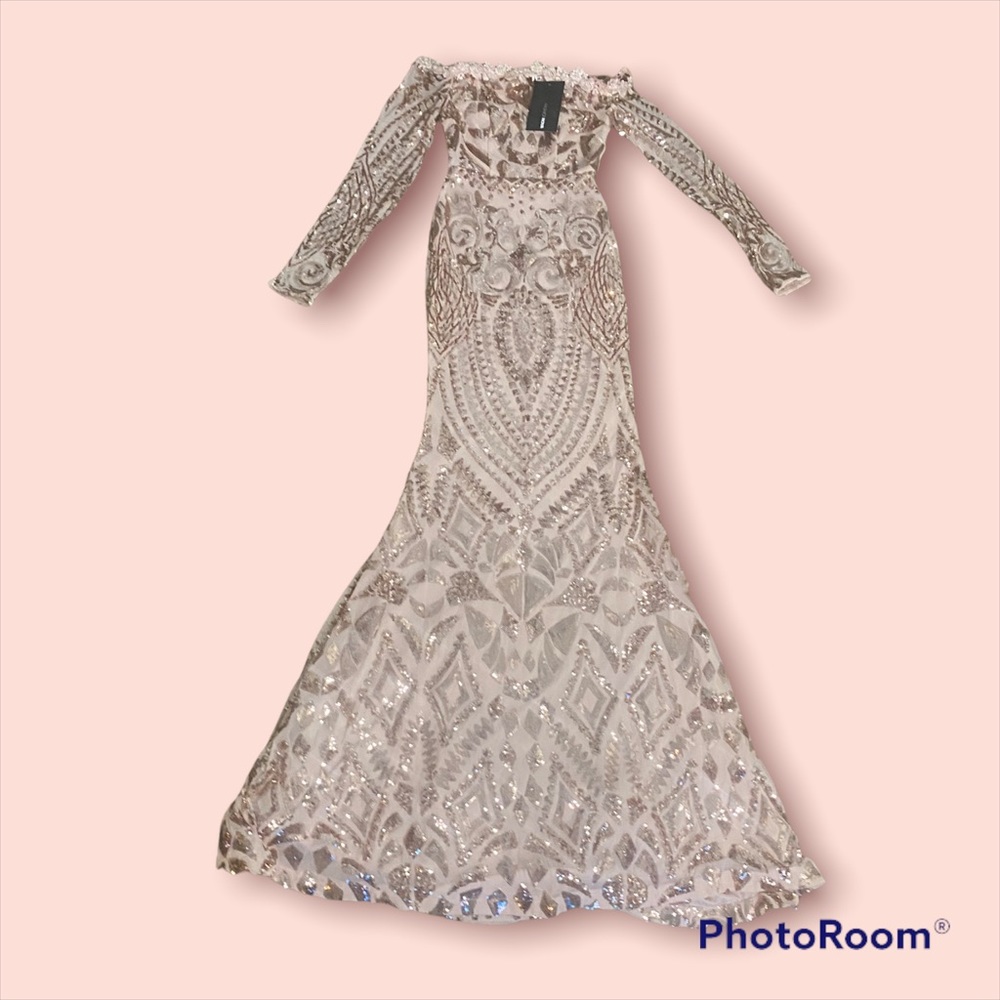 Chloe Rose Gold sequin dress - RoseGold